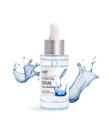 Epielle Hyaluronic Acid Serum for All Skin Types | 100% Vegan & Cruelty-Free | Targets Dark Spots Fine Lines & Wrinkles | Ideal Beauty Gift for Spa Days & Gift Sets | Korean Skincare