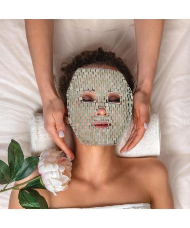 INOOMP Masque de Massage en Jade Naturel 11 X8 Yeux Effet Rafra chissant Soulagement des Gonflements et Relaxation Sommeil Maison - Buy Online on GoSupps.com