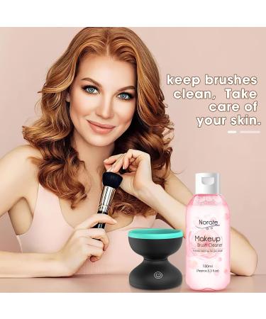 Norate Makeup Brush Cleaner - Deep Clean Solution for Brushes Sponges & Puffs | Cruelty-Free & Gentle Formula - 5.3 FL.OZ - Buy Online on GoSupps.com