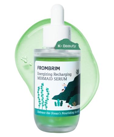 K-Beauty FROMBRIM Energizing & Recharging Mermaid Hydrating Serum for All Skin Types | Purifying Skin Barrier Repair Moisturizer Vegan-Friendly Mermaid Skin Care Serum No Animal Trials 1.69 fl oz