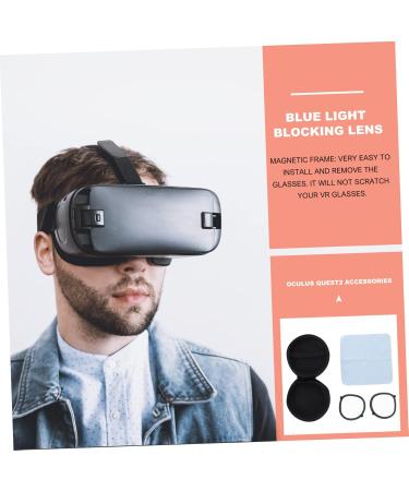 UKCOCO Blue Blocker Glasses with 3 Lens Cleaners & VR Accessories - Anti-Blue Light Blue Ray Glasses 2 Cases 3PCs - Optimize Your Vision - Buy Online on GoSupps.com