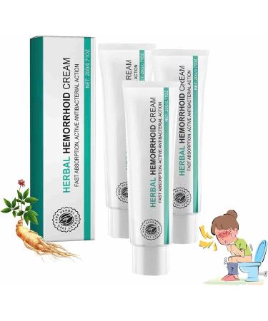 Hemorrhoid Cream Herbal Hemorrhoids Cream Hemorrhoids Ointment for Women Men Hemorrhoid Relief for Men and Women (3pcs)