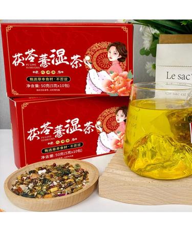 Body Dampness Clearing Herbal Tea Dampness Removing Tea Fu Ling Yi Shi Cha Herbal Stone Clearing Tea Liver Care Tea From China 18 Flavors Liver Care Tea 10packs/ Box (2pcs) - Buy Online on GoSupps.com