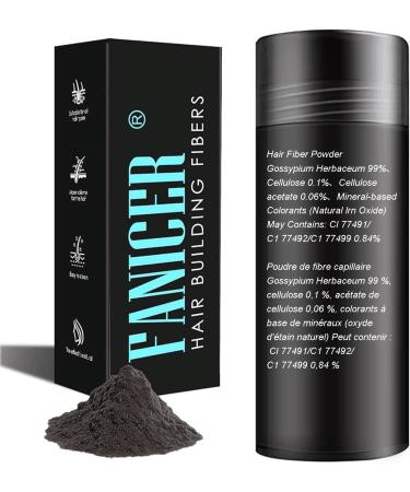 Hair Powder for Thin Hair Fill In Fine and Thinning Leave Hair Thicker in Seconds Hairline Powder for areas with less hair 27.5 g (Black) - Buy Online on GoSupps.com