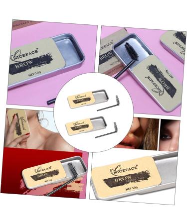CANIGHT 2 Sets Eyebrow Soap Brow Cream Brow Shaping Eyebrow Styling Cream Woman Brow Soap Gel Texture - Buy Online on GoSupps.com