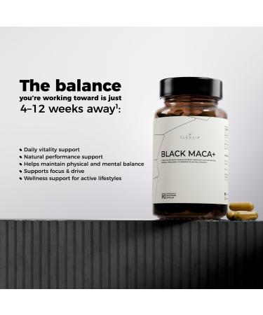 Black Maca Capsules 1500mg Premium Organic Maca Root Powder Nutrient-Rich Superfood Packed with Vitamins A, C, B-Complex, Iron, Zinc & Calcium Non-GMO, Gluten-Free, 90 Count, Made in The USA - Buy Online on GoSupps.com