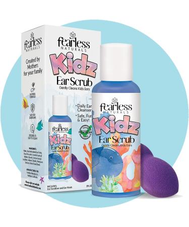 Kids Ear Scrub Daily Cleaner - Natural Ear Wax Removal for Kids & Adults - 2 Fl Oz - Buy Online on GoSupps.com