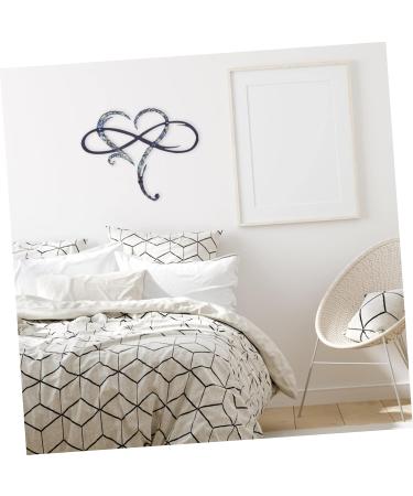 Alipis 1pc Pendant Decor Emblems Metal Wall Hanging Heart Steel Heart Wall Art Heart Heart-shaped Ornament 30x26cm Silver - Buy Online on GoSupps.com