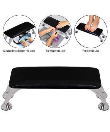 DIUCIS Nail Arm Rest Cushion - Professional Manicure Hand Pillow for Acrylic Nails Technician - Black - Buy Online on GoSupps.com