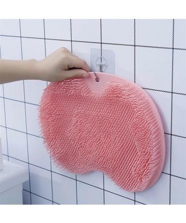 Silicone Exfoliating Shower Massage Scraper Bath Mat - Blue - Buy Online on GoSupps.com