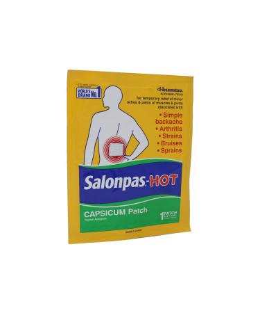 Salonpas-Hot Capsicum Patch 1 Each (Pack of 12) - Buy Online on GoSupps.com