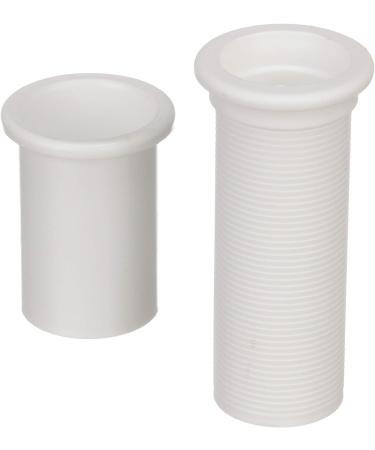 Seachoice Adjustable Splashwell Drain Tube - 1-1/4 Opening - White Plastic - Buy Online on GoSupps.com