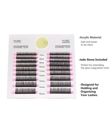 Buy Weimob Disposable False Eyelash Holder Stand with Scale - Clear Jade Stone Gel Position | International Shipping - Buy Online on GoSupps.com