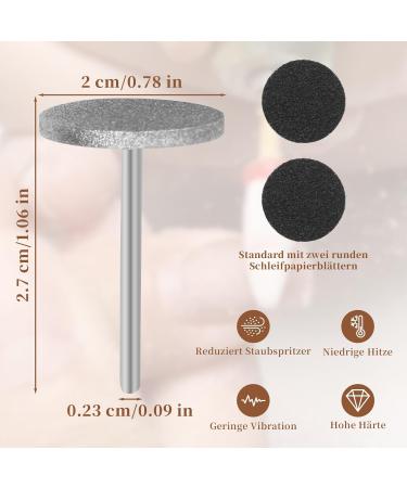 Sanding Disc Nail Drill Bits Nail Bits for Nail Drill Supplies for Nail Salon Home Salon Foot Care - Buy Online on GoSupps.com