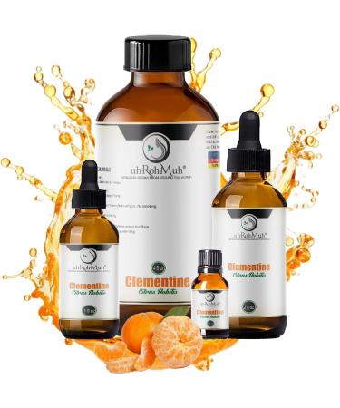 Clementine Essential Oil 100% Pure & Natural | Steam Distilled from Citrus Nobilis Peel | Fresh Citrus Aroma for Diffuser Massage & Skincare | Uplifting & Invigorating | Made in Italy | 15ml Fresh citrus aroma 0.5 Fl Oz  - Buy Online on GoSupps.com