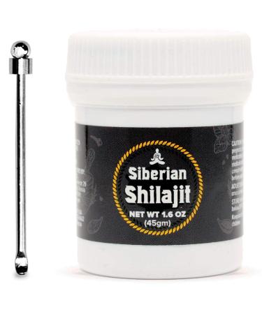 Ayure Natural Siberian Shilajit with Measuring Scoop (45g Pack of 1) 1.6 Ounce (Pack of 1)