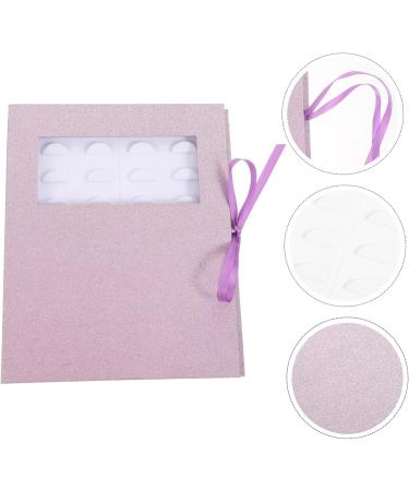 Didiseaon 1pc Eyelash Box Empty Lash Book False Eyelash Holder & Organizer Eyelash Container Cross Nail Charm Mp Oganize Para Guardar Lash Book Empty Eyelash Book Artificial Pink Paper Tool 22x18cm Pink - Buy Online on GoSupps.com