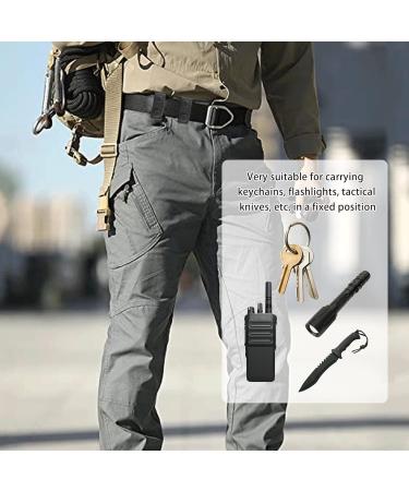 Buy Tigmew 6-Piece Nylon Duty Belt Loop Holder | Double Push Button for 2 & 2.25 Inch Tactical Belts - Ideal for Police & Military Accessories - Buy Online on GoSupps.com