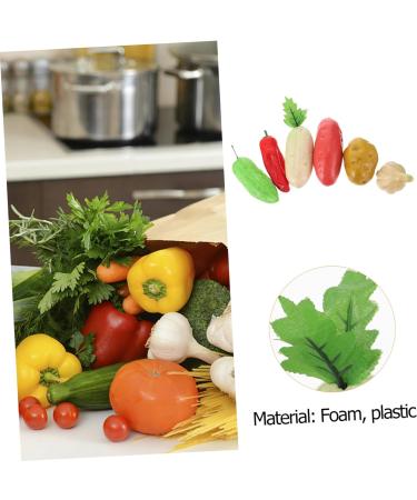Cabilock 12 Pcs Simulated Vegetable Model Plants Decor Kid Vegetable Toys Fidget Toy for Kids Fake Vegetable Models Kids Decor Kids Toys Home Decor Simulation Fruit Decors Carrot Foam Chili Colorfulx2pcs 14X5.5X5.5CMx2pcs - Buy Online on GoSupps.com