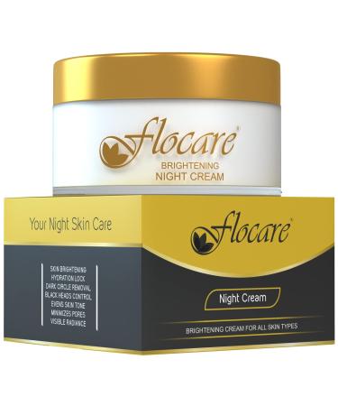 Peptide Night Cream with Vitamin A (Retinol) Vitamin C Vitamin E and Hyaluroninc Acid. Anti-aging cream for brighter spot free hydrated face. 50 g