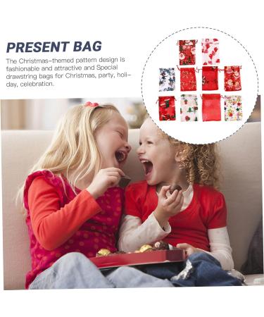 PLAFOPE 36pcs Christmas Cheesy Bag Clear Bags The Xmas Favor Bag Wrapping Bags Jewelry Elk 10X15CM As Shown - Buy Online on GoSupps.com