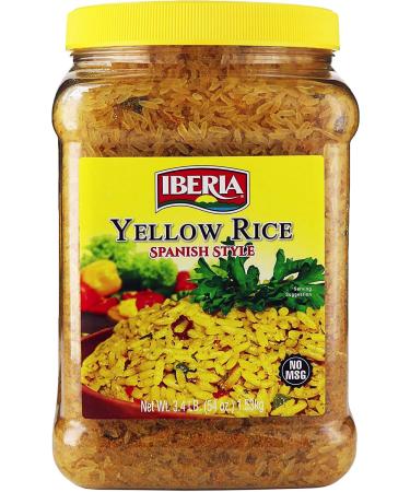 Iberia Spanish Style/3.4 lbs, Yellow Rice, 54 Oz 3.4 Pound (Pack of 1)