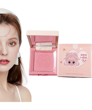Blush Powder - Cream Blush for Cheeks Matte 4-in-1 Palette | Cute Girl Emoticon Lightweight and Blendable Creamy & Blendable Face Blushes for Eyes Lips & Cheeks Natural Skin Tones Hersil 3 - Buy Online on GoSupps.com