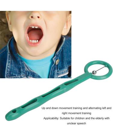 Oral Tongue Mouth Exerciser for Kids - Apical Muscle Training Tool (Green) - Enhance Oral Health & Development - Buy Online on GoSupps.com