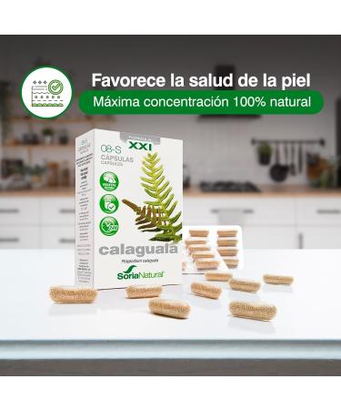 CAPS 08 CALAGUALA XXI 30cap is a dietary supplement in easytoswallow capsules When used consistently it supports normal body functions The package contains 30 capsules Ideal - Buy Online on GoSupps.com