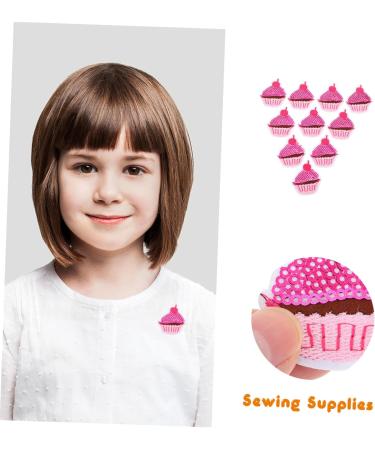 TEHAUX 10pcs Banner Cake Toppers Sew on Patches for Repairing Embroidery Cake Badge Japanese Supplies - Buy Online on GoSupps.com