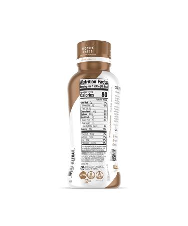 Super Coffee Iced Keto Mocha Latte 12 Fl Oz 12 Pack - 10g Protein, 80 Calories, Sugar-Free | Smart Coffee Drink with Soy-Free & Gluten-Free Formula - Buy Online on GoSupps.com