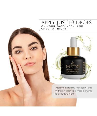 Anti-Aging Face & Neck Serum with Cacay Oil Vitamin E Lavender Peppermint - 1 oz Retinol Boost - Buy Online on GoSupps.com