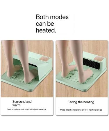 Caulo Foot Massager with Heat - Heated Kneading Foot Warmer | Gift for Men Women Mom Dad - Cozy Green Comfort - Buy Online on GoSupps.com