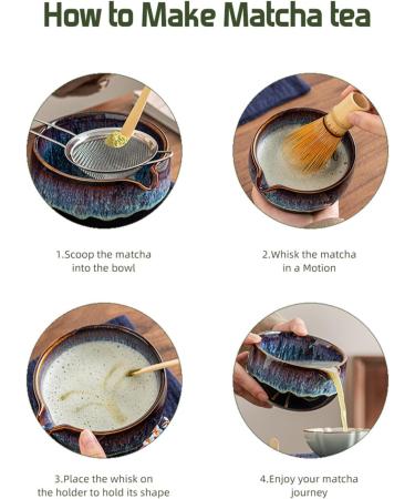 Ensemble de japonais | Kit de c r monie pour faire du - Ustensiles de c r monie de th pour amateurs de bien- tre amateurs de maison baristas pr paration de m ditation Le Four Devient Bleu et Violet - Buy Online on GoSupps.com