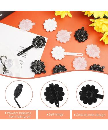 72 Pcs Hair Barrettes for Girls - Self Hinge Hair Ties Set with Bubble Hair Accessories - 80s 90s Style Plastic Clips for Baby Toddler (Black White Clear) - Buy Online on GoSupps.com