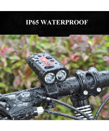 BurningSun Bike Light Set - 1000 Lumens, 5 Modes, 360 Rotatable, USB Rechargeable, IP65 Waterproof - Front and Back Cycling Lights - Buy Online on GoSupps.com