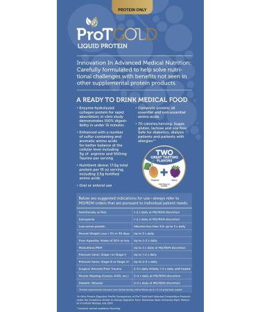 ProT GOLD Collagen Liquid Protein Shots | Sugar-Free Berry | 24 Packets | Anti-Aging | Boosts Immunity | Trusted Formula by 4,000+ Medical Facilities | Complete Protein Nutrition | 2X Faster Healing | 1 Fl Oz (Pack of 24) - Buy Online on GoSupps.com