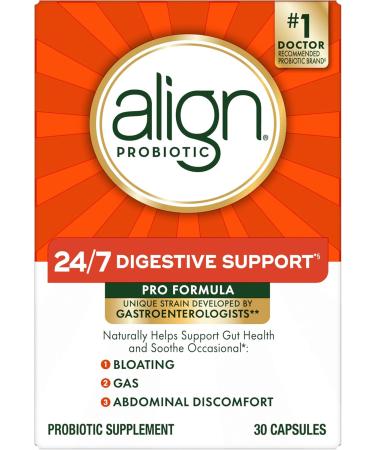 Align Probiotic Pro Formula Probiotics for Women and Men Probiotics for Digestive Health Men and Womens Probiotic Capsules Help Relieve Occasional Bloating & Gas* 30 Capsules 30 Count (Pack of 1) - Buy Online on GoSupps.com
