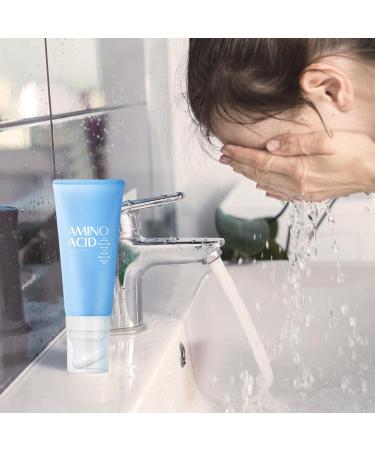  JPSDOWS Amino Acid Face Wash - Gentle Hydrating Facial Cleanser with Brush | 120g Oil Free Nourishing Face Wash for Oily Skin & Skin - Buy Online on GoSupps.com