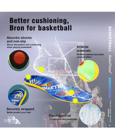 Buy Men's Basketball Shoe Insoles | Arch Support & Plantar Fasciitis Relief | Global Trend Orthotic Inserts 8-14 - Buy Online on GoSupps.com