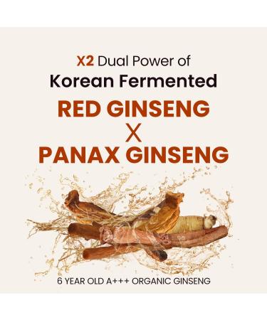 Wrinkle Serum with Fermented Red Ginseng Anti-Aging Treatment for Fine Lines | Korean Skin Care K-Beauty 1.69 fl. oz - Buy Online on GoSupps.com