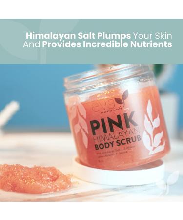 Pink Himalayan Body Scrub by Eva Naturals - Exfoliating Body and Foot Scrub for Women and Men - Deep Moisturizing and Nourishing Skin Treatment - Buy Online on GoSupps.com