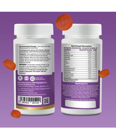 Menopure Hormonal Support Gummies - 60 Vegan Pro Gummies for Menopause & Perimenopause | Natural Tutti Frutti Flavor by Prowise - Buy Online on GoSupps.com