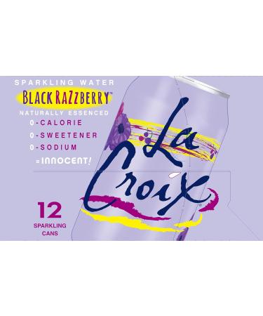 LaCroix Eau p tillante framboise noire 37 ml (lot de 12) - Buy Online on GoSupps.com