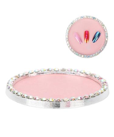 Multifunction Nail Mixing Palette - Resin Manicure Color-Mixing Plate for Art & Exhibitions (Pink) - Buy Online on GoSupps.com