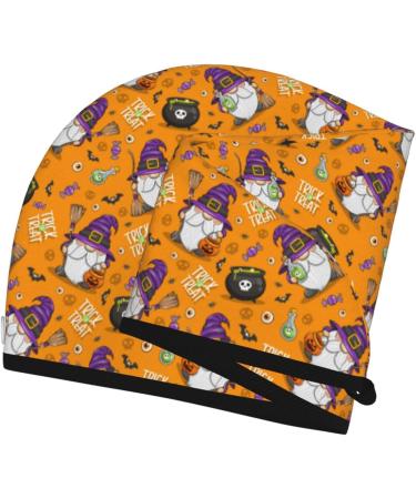 Quick-Dry Hair Towel Wrap - Halloween Witches Gnome Design Perfect Hair Drying Turban - Buy Online on GoSupps.com