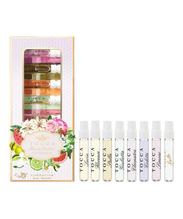 Tocca Women's Perfume Mini Discovery Sampler Set of 8 1.5ml Each - Includes Cleopatra Stella Florence Giulietta Colette Simone Belle & Lucia Discovery Set of 8