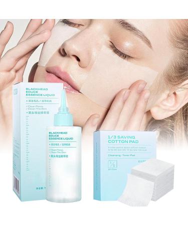 Nasal Skin Cleansing Liquid Skin Cleanser Nostril Dirt Remover 150ml Refreshing Fast Absorbing Solution With 50 Cotton Pads For Mothers Ladies Women Sisters Girlfriends - Buy Online on GoSupps.com