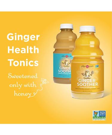 Ginger People Soother Turmeric Gingerade 32 Fl Oz - Digestion & Digestive Health Support - Buy Online on GoSupps.com