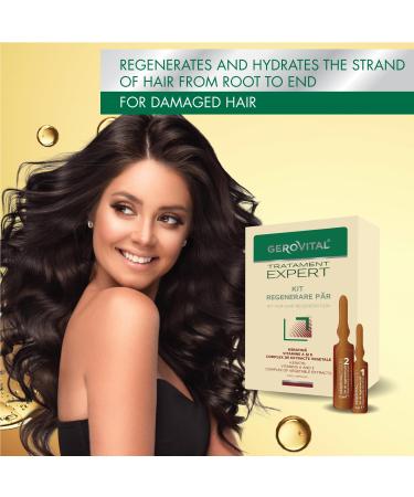 GEROVITAL Hair Growth Serum Kit - 20 Ampoules for Hair Regeneration Hydration & Hair Loss Prevention - Shop Internationally - Buy Online on GoSupps.com